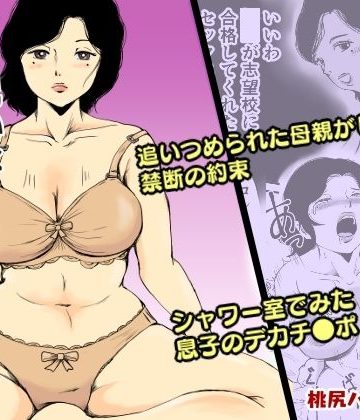 【同人熟専】合格祝いはママの身体｜桃尻ハッスル堂